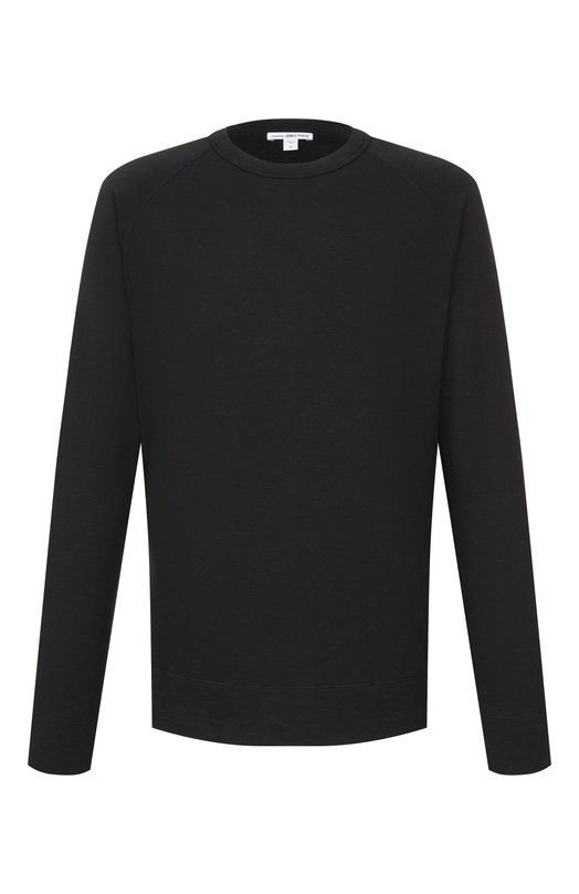 Хлопковый свитшот James Perse MXA3278 Чёрный MXA3278