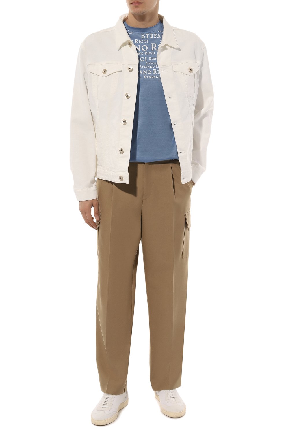 Хлопковая футболка STEFANO RICCI, арт. MNH4203290/TE0001, фото 2