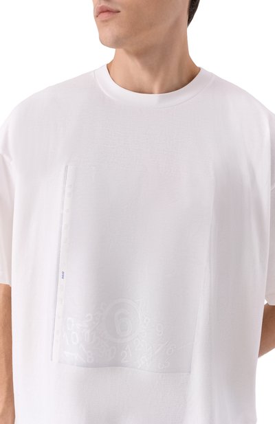 Хлопковая футболка MM6, арт. SH0GC0060/M20048, фото 5