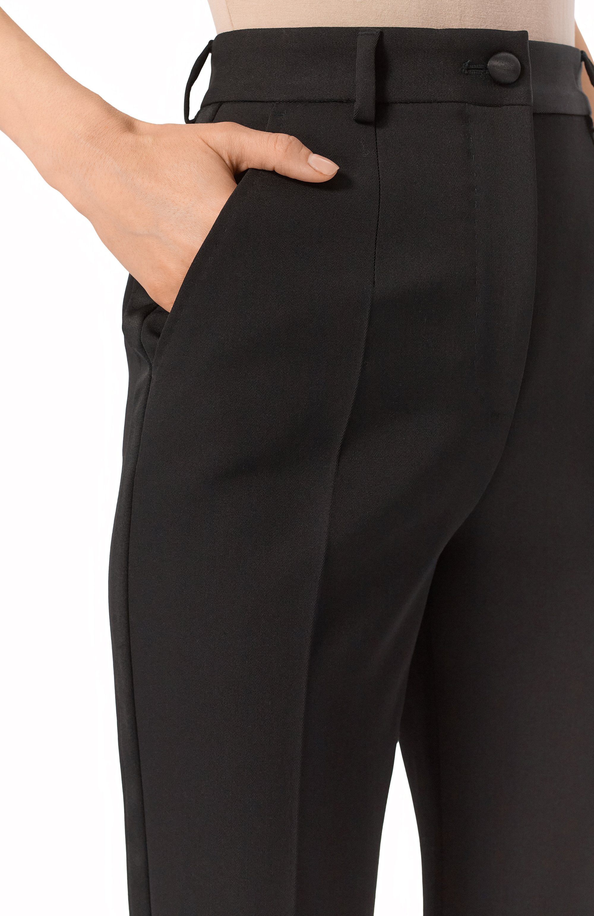 Брюки из шерсти и шелка DOLCE & GABBANA, арт. FTAM0T/GDC5Y, фото 5