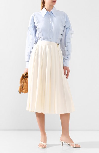 Рубашка из смеси хлопка и шелка STELLA MCCARTNEY, арт. 601555/S0A29, фото 2