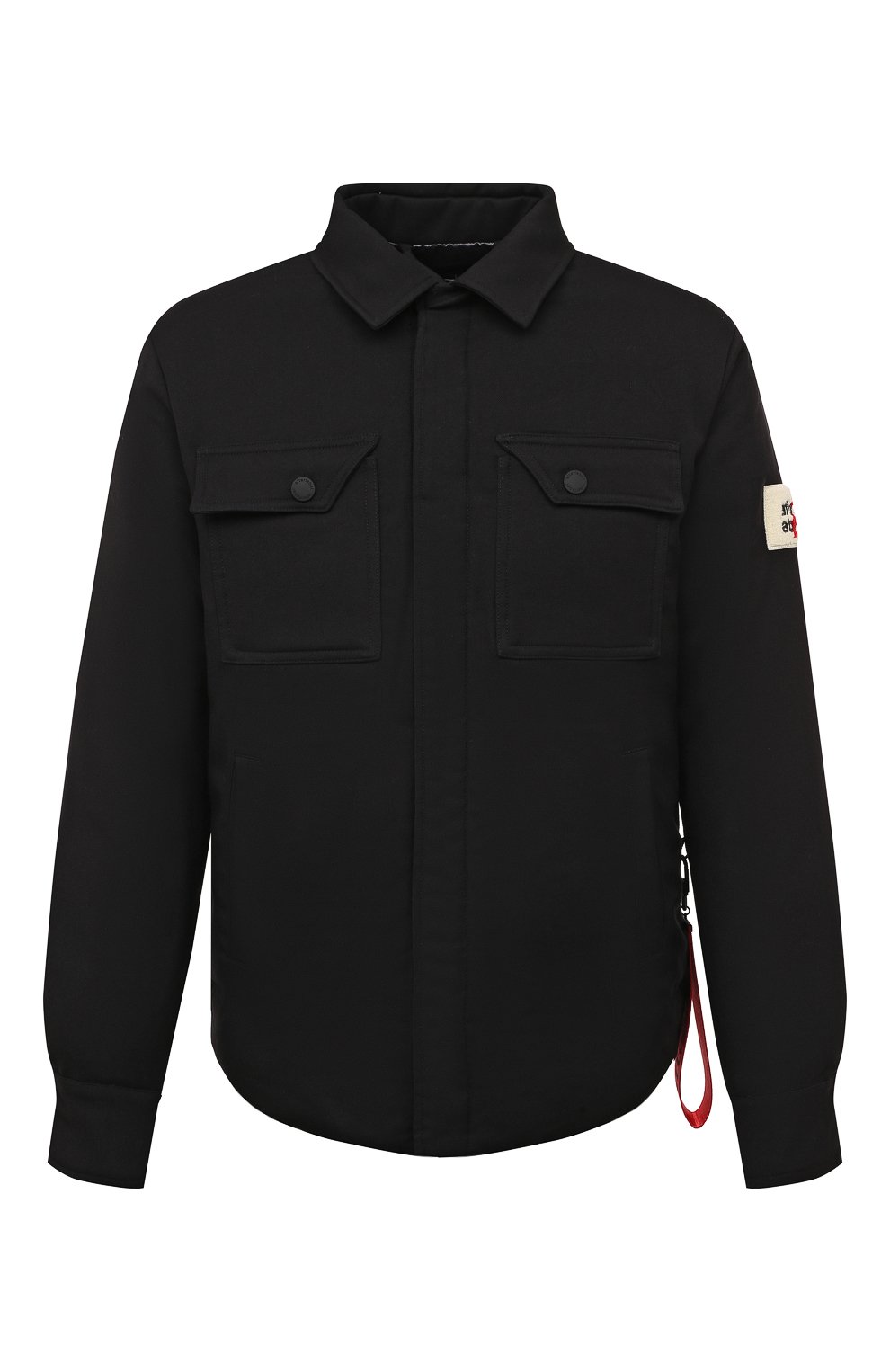 Пуховая куртка-рубашка AFTER LABEL черного цвета по цене 69950 руб., арт. BELLUN0/W01, фото 1 Пуховая куртка-рубашка AFTER LABEL, арт. BELLUN0/W01, фото 1