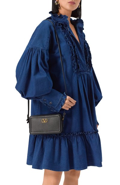 Сумка alltime mini VALENTINO черного цвета по цене 172000 руб., арт. 6W0P0AI5/RZR, фото 2 Сумка alltime mini VALENTINO, арт. 6W0P0AI5/RZR, фото 2