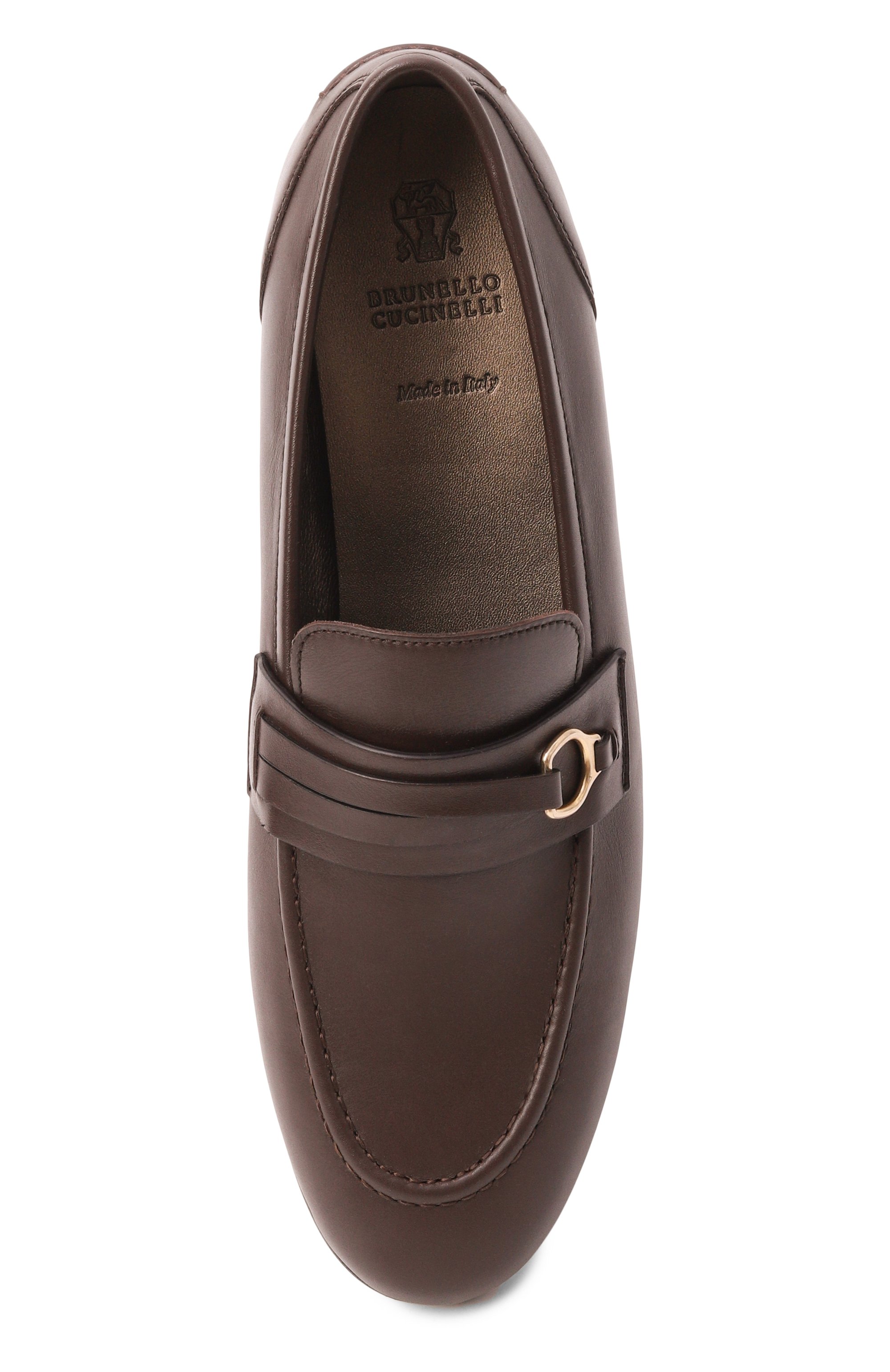 Кожаные лоферы BRUNELLO CUCINELLI, арт. MZSKC3258, фото 6