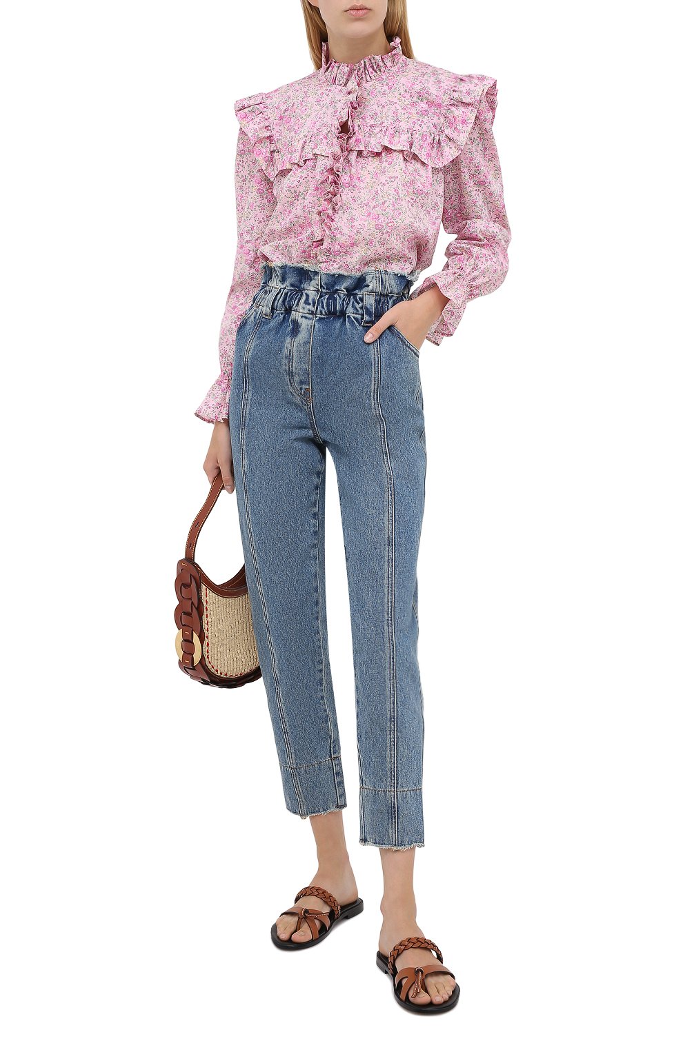 Хлопковая блузка PHILOSOPHY DI LORENZO SERAFINI, арт. J0231/5748, фото 2