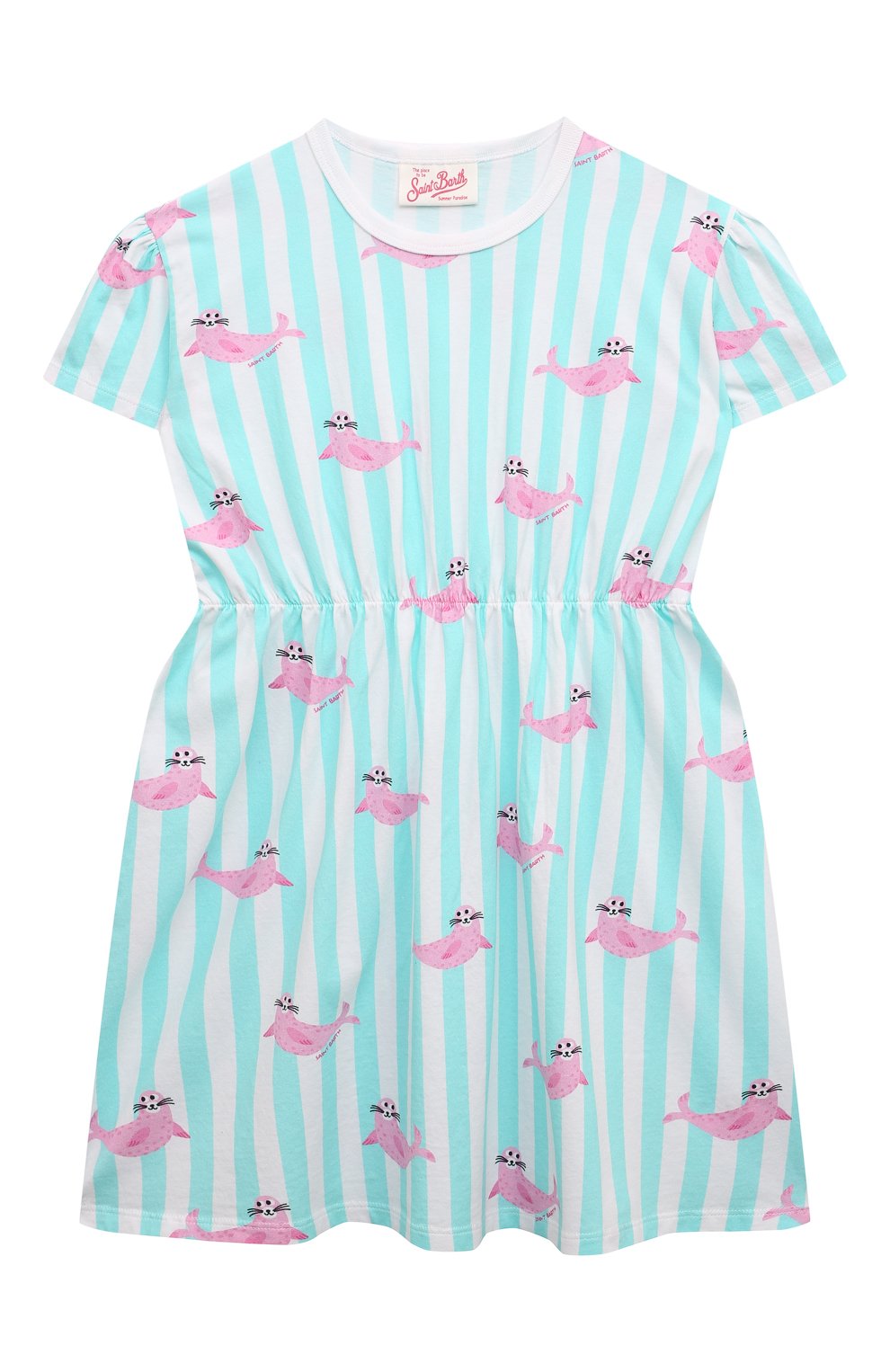 Хлопковое платье MC2 SAINT BARTH, арт. STBK LEILA/LEI0001, фото 1