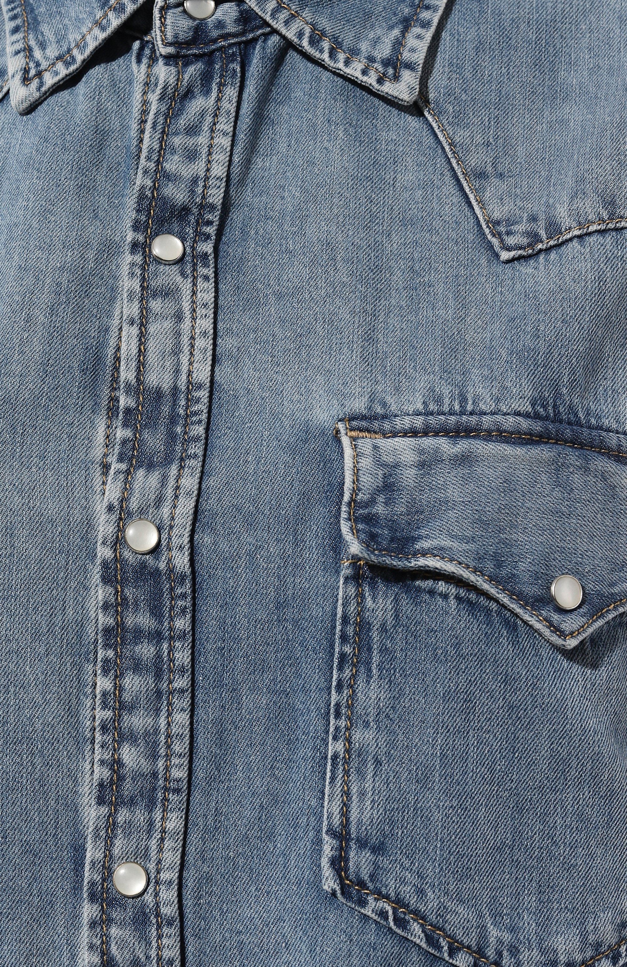 Джинсовая рубашка AG ADRIANO GOLDSCHMIED, арт. W0055-068, фото 5