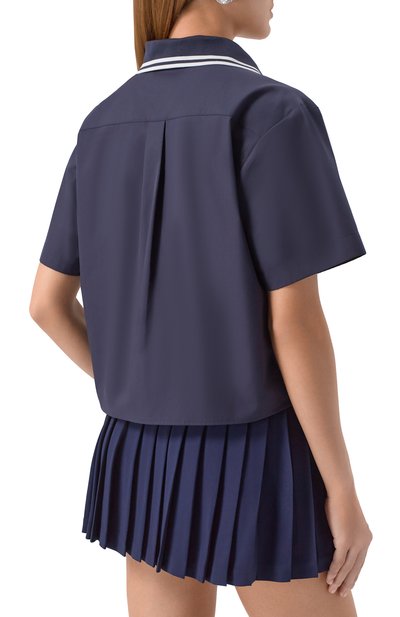 Хлопковая рубашка SPORTY AND RICH, арт. SI023602302BL106, фото 4