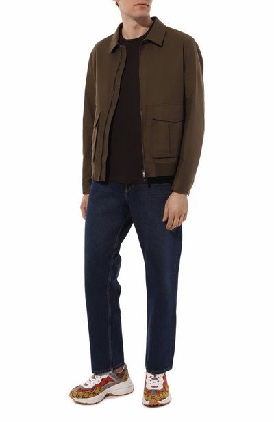 Текстильные кроссовки rhyton GUCCI, арт. 663659 2UZJ0, фото 2