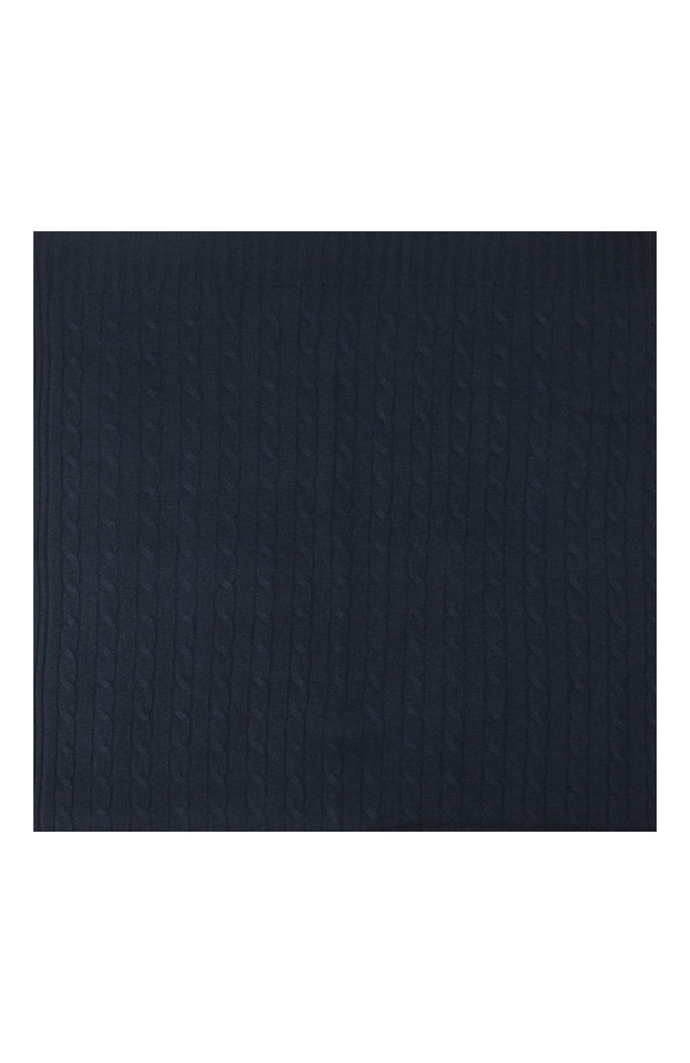 Кашемировый плед RALPH LAUREN темно-синего цвета по цене 54300 руб., арт. 650194528, фото 3 Кашемировый плед RALPH LAUREN, арт. 650194528, фото 3