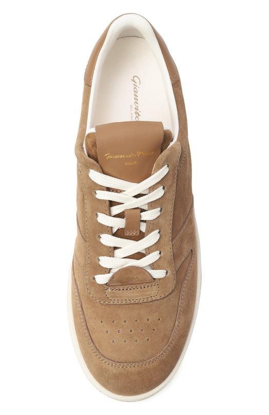 Замшевые кеды Slam Gianvito Rossi G25480.W1WMI.SUCSANS Бежевый  G25480.W1WMI.SUCSANS Фото 6