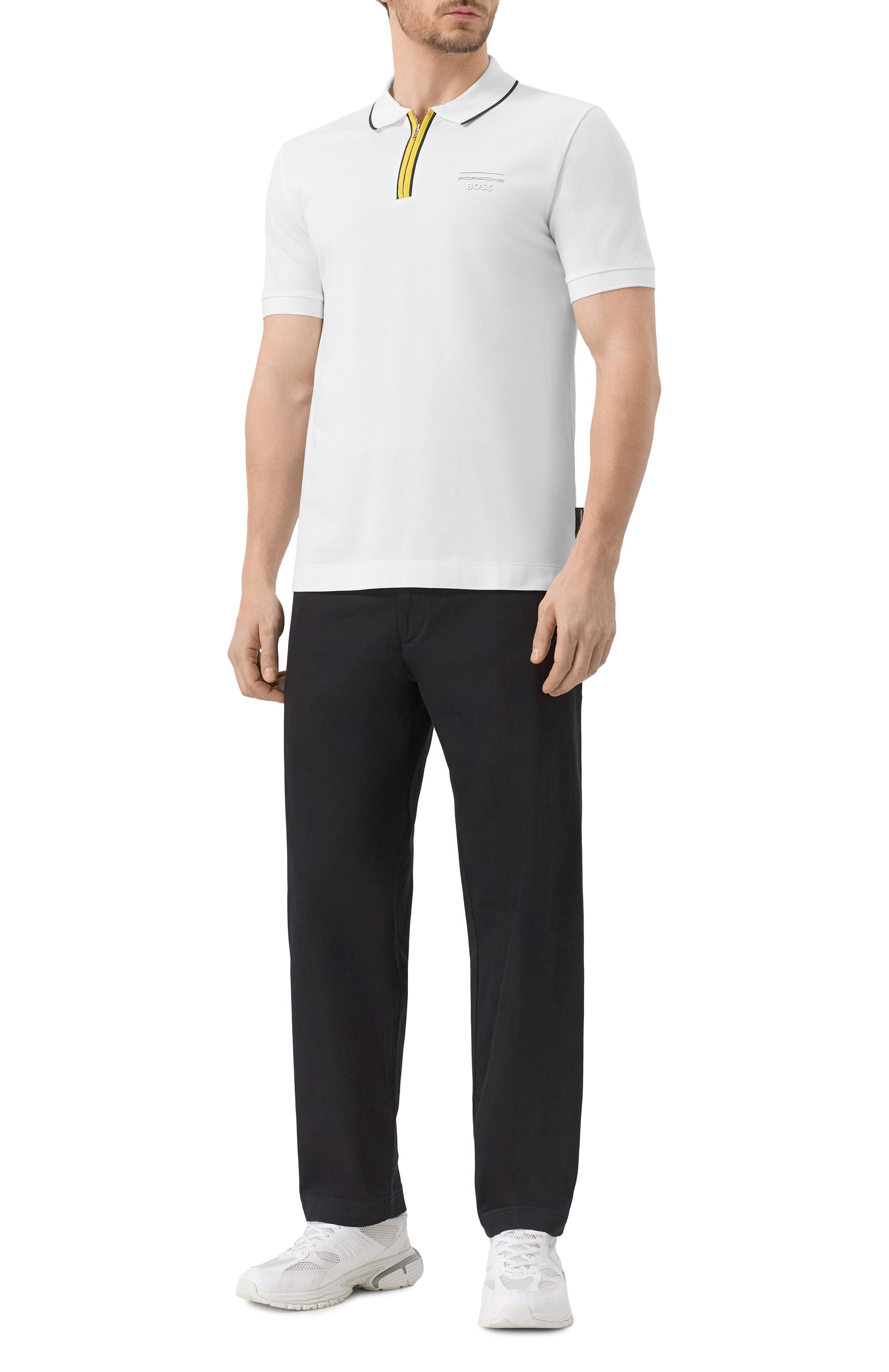 Хлопковое поло boss x porsche BOSS, арт. 50531463, фото 2