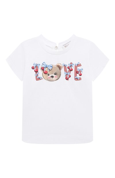 Хлопковая футболка MONNALISA, арт. 39C611, фото 1