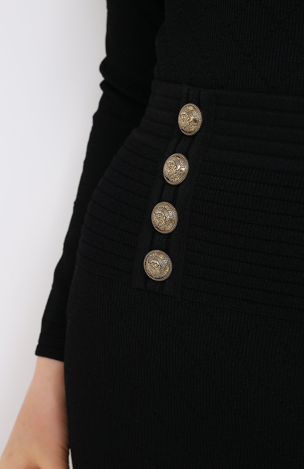 Юбка из вискозы BALMAIN, арт. UF14311/K110, фото 5