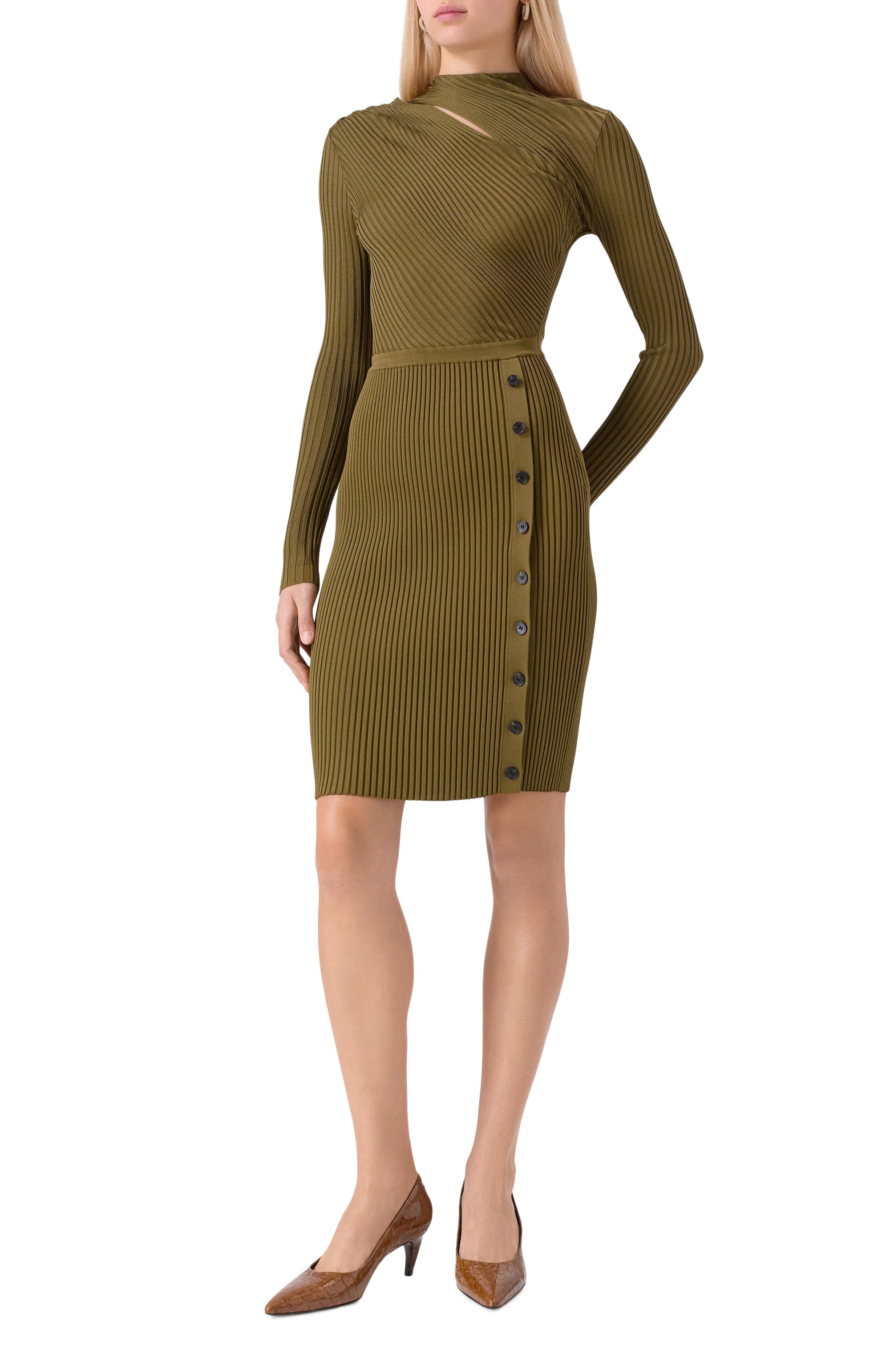 Платье из вискозы SELF-PORTRAIT, арт. PF25080SG, фото 2