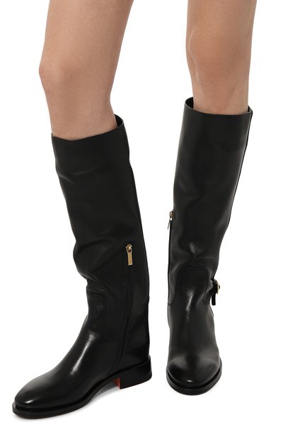 Кожаные сапоги SANTONI, арт. WSHG71084BJ2NLGA, фото 3