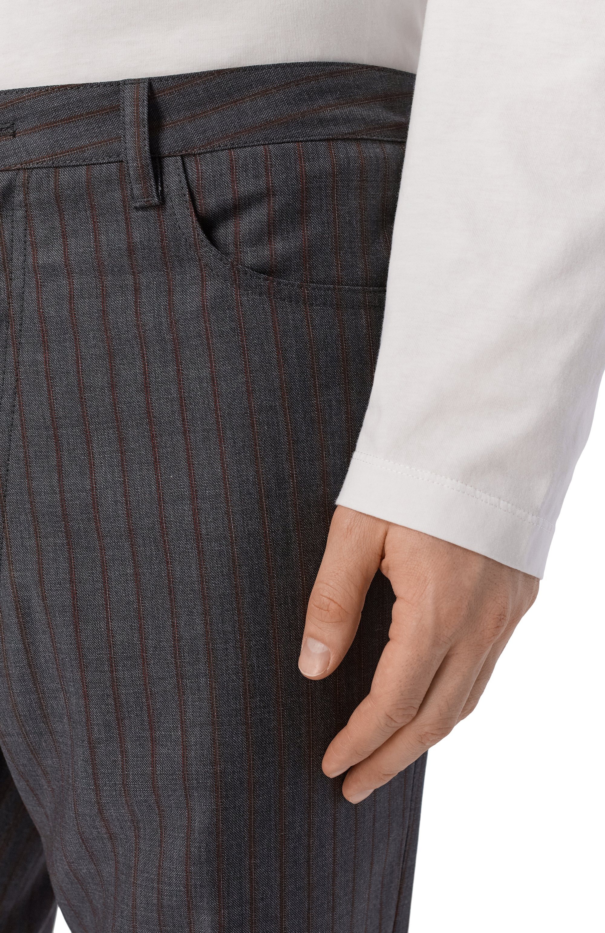 Шерстяные брюки BALENCIAGA, арт. 850705/TPT05, фото 5