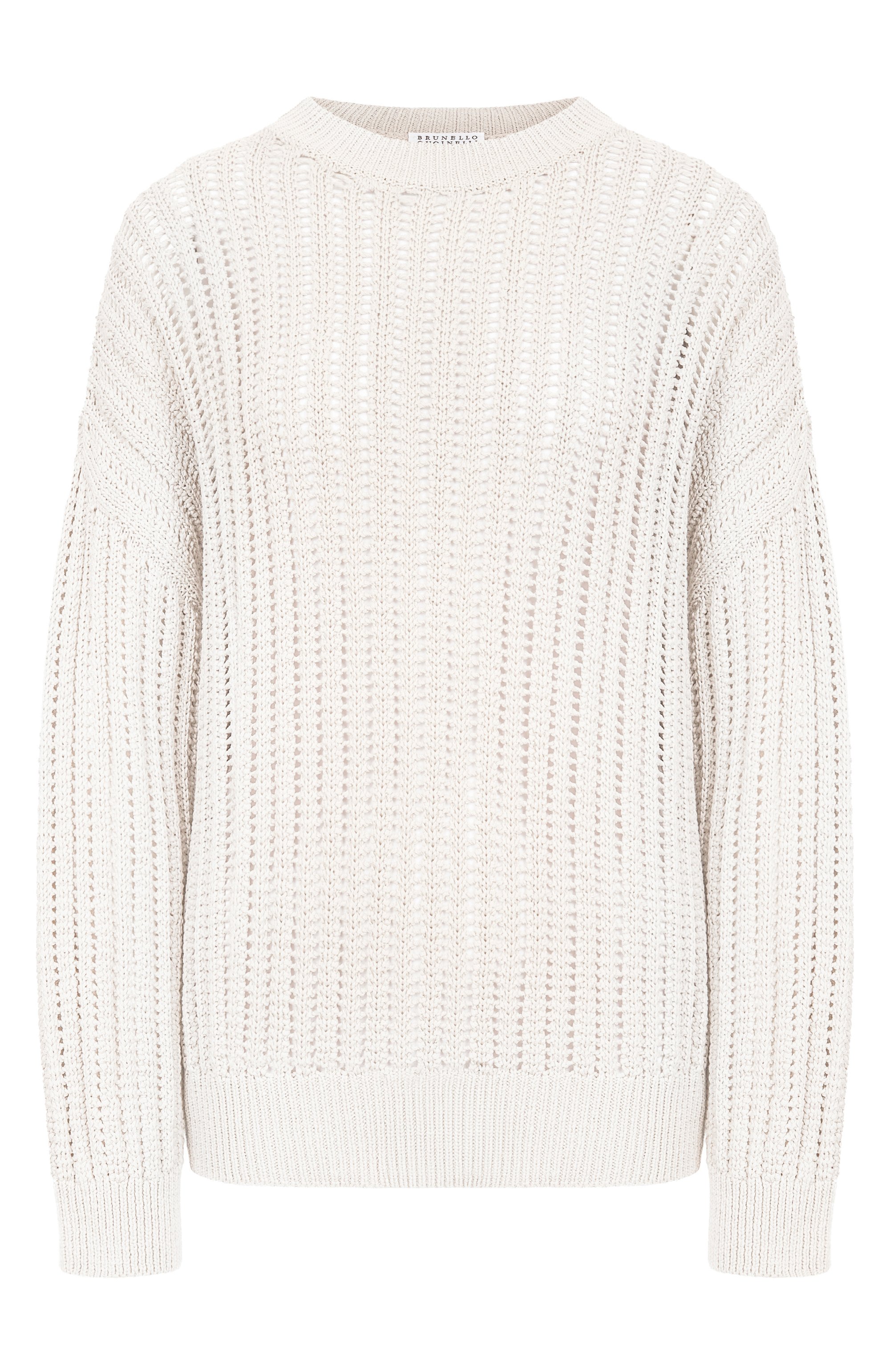 Хлопковый свитер BRUNELLO CUCINELLI, арт. MSB581800, ф�ото 1