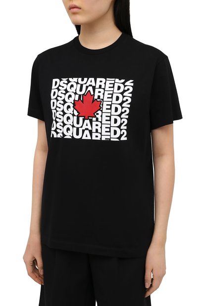 Хлопковая футболка DSQUARED2, арт. S75GD0162/S23009, фото 3