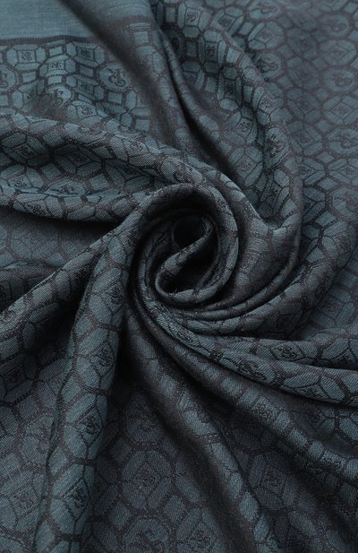 Шарф из шелка и кашемира STEFANO RICCI темно-зеленого цвета по цене 61450 руб., арт. MWA4300020/7442, фото 3 Шарф из шелка и кашемира STEFANO RICCI, арт. MWA4300020/7442, фото 3