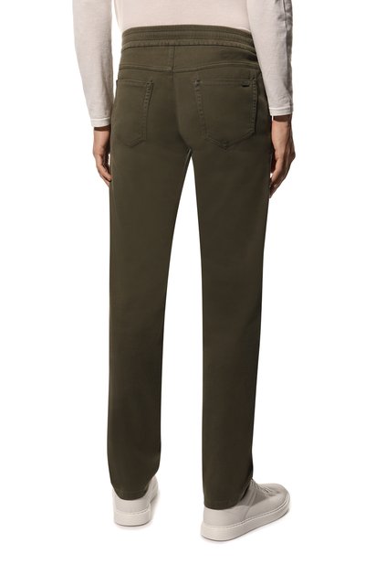 Брюки из хлопка и лиоцелла ZILLI, арт. M0Y-ZS520-TEPI9/BHR1, фото 4