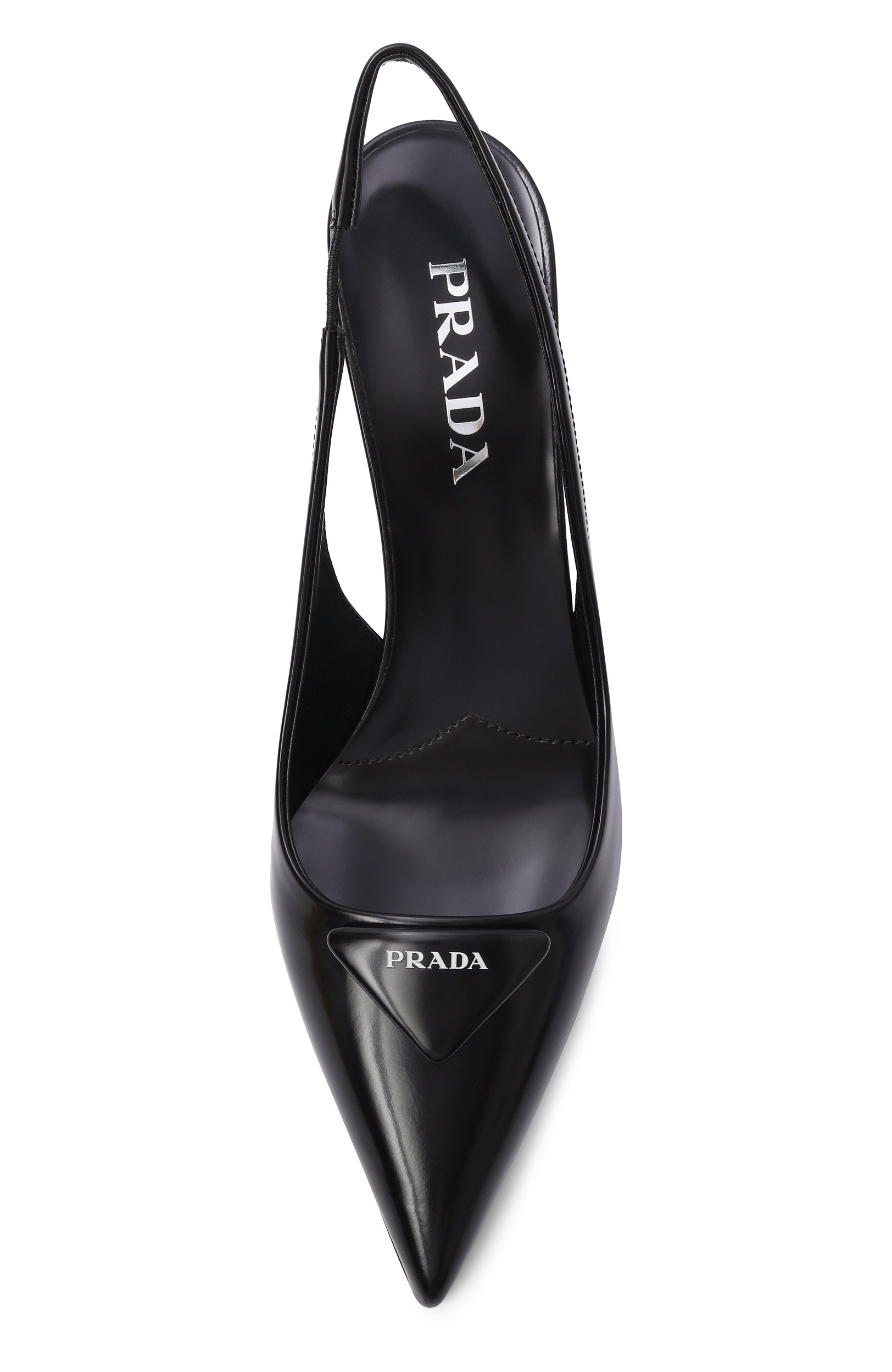 Лакированные туфли PRADA черного цвета по цене 130500 руб., арт. 1I901M/055, фото 6 Лакированные туфли PRADA, арт. 1I901M/055, фото 6