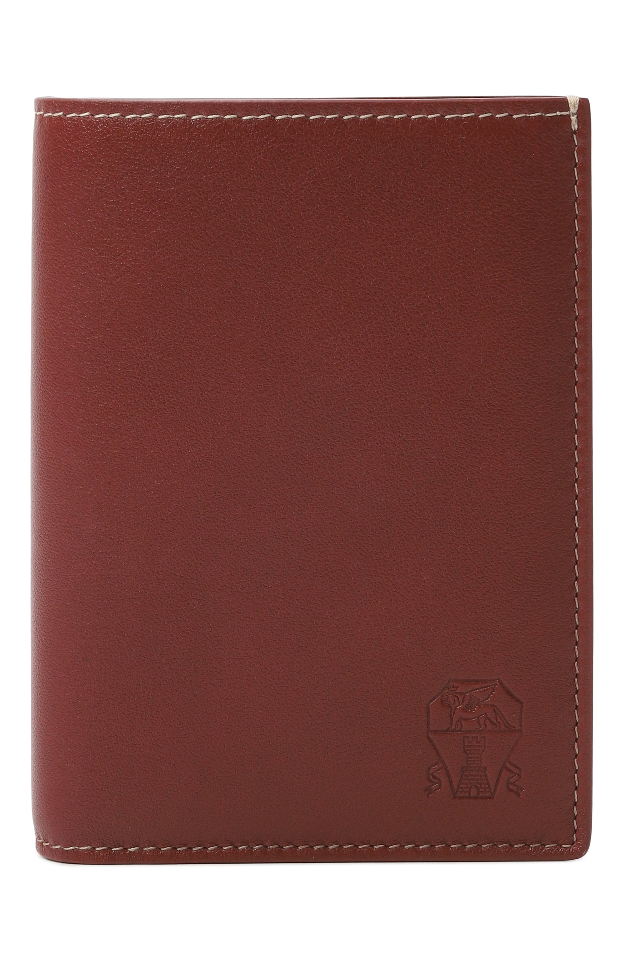 Кожаная обложка для паспорта BRUNELLO CUCINELLI, арт. MWN0BU436, фото 1