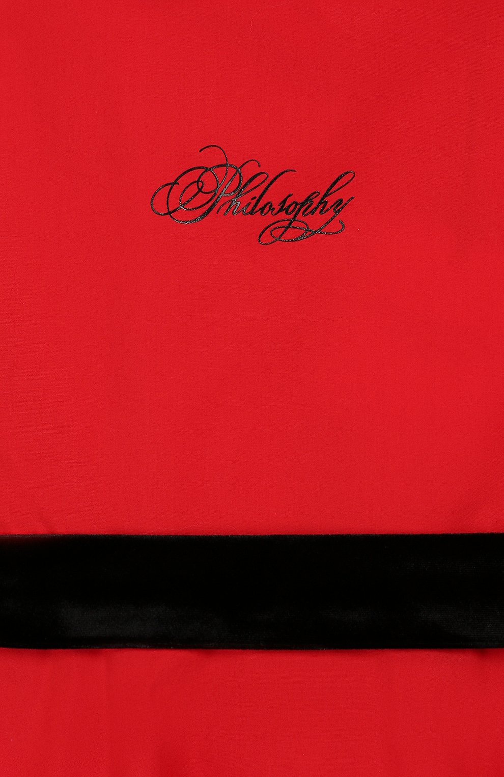 Хлопковое платье с поясом PHILOSOPHY DI LORENZO SERAFINI KIDS, арт. PJAB43/CA241/UH015/XXS-XS, фото 3