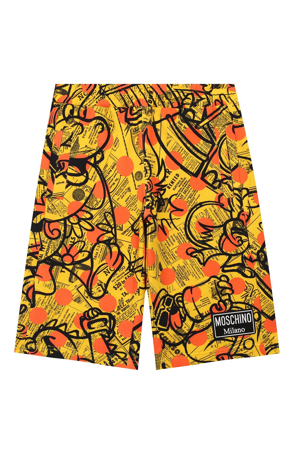 Хлопковые шорты MOSCHINO, арт. HUQ005/LDB31/10A-14A, фото 1