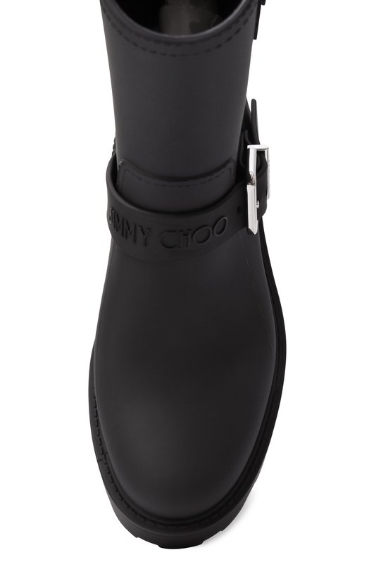 Резиновые полусапоги Biker Rain Jimmy Choo BIKERRAINTPY Чёрный  BIKERRAINTPY Фото 6