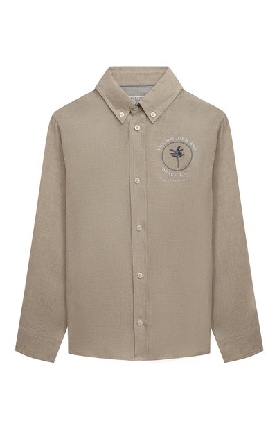 Льняная рубашка BRUNELLO CUCINELLI, арт. BM633C305B