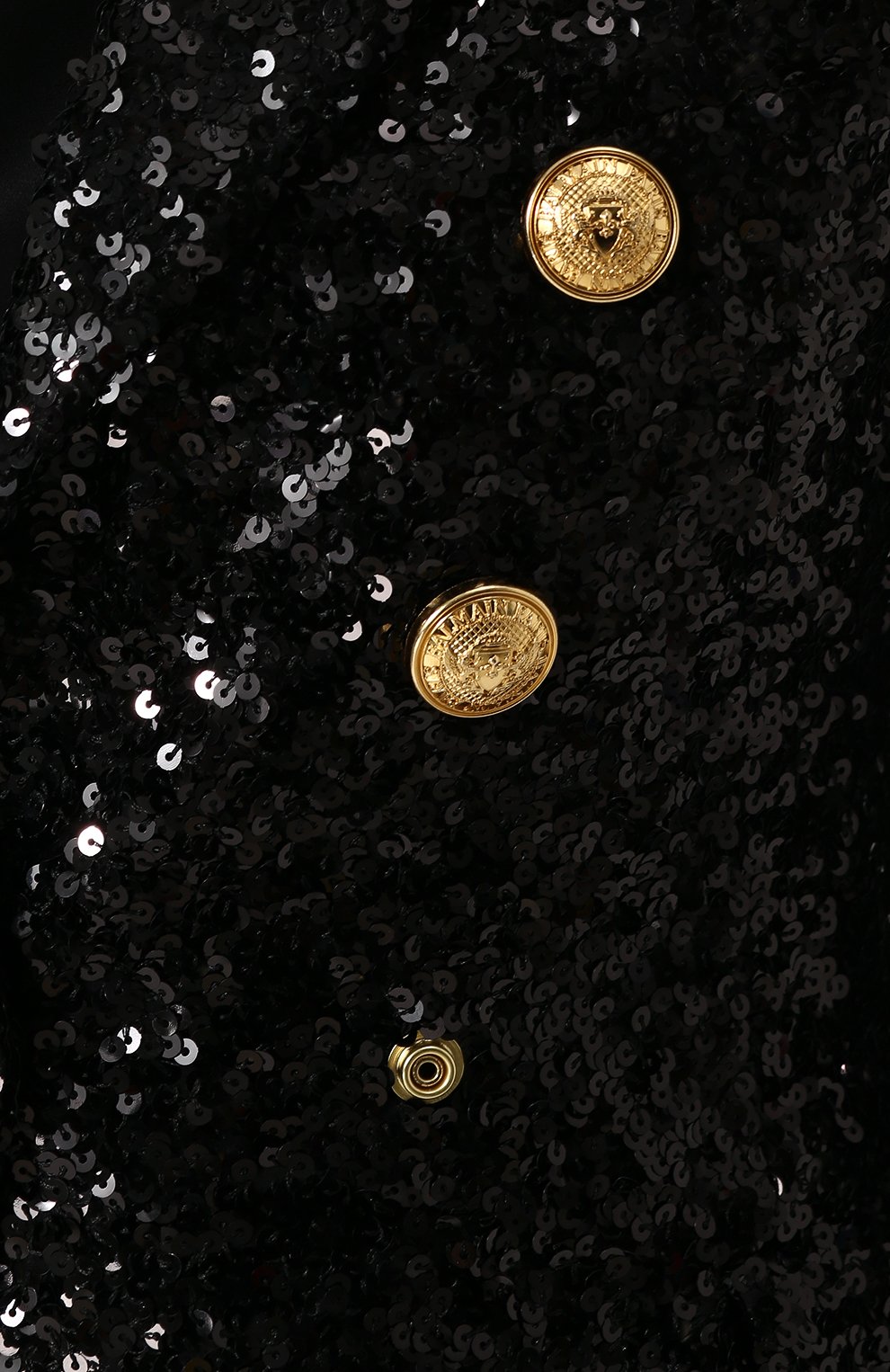 Приталенный двубортный жакет с пайетками BALMAIN, арт. 137294/278X, фото 5