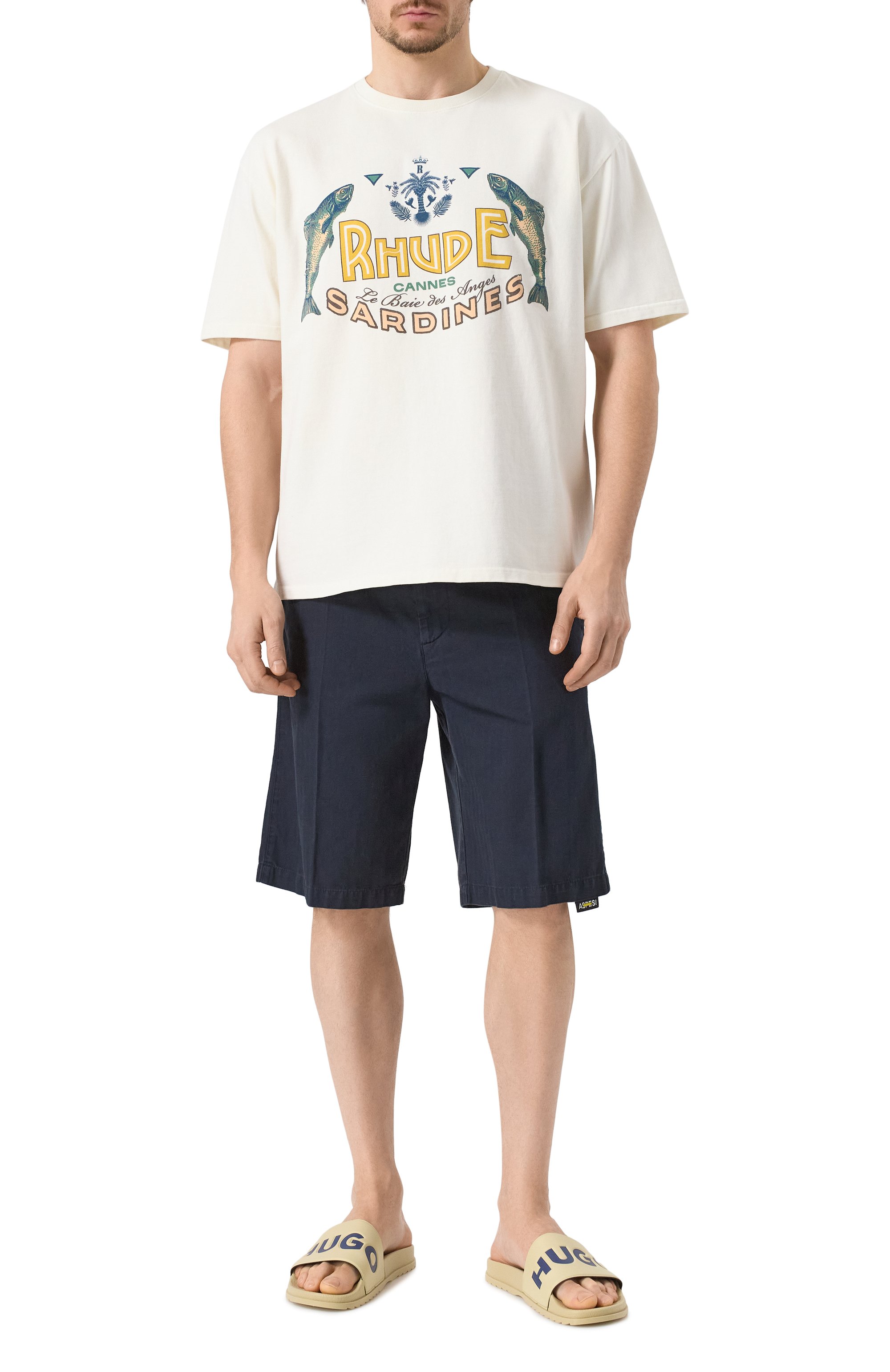 Хлопковая футболка RHUDE, арт. RHPS25TT09012, фото 2