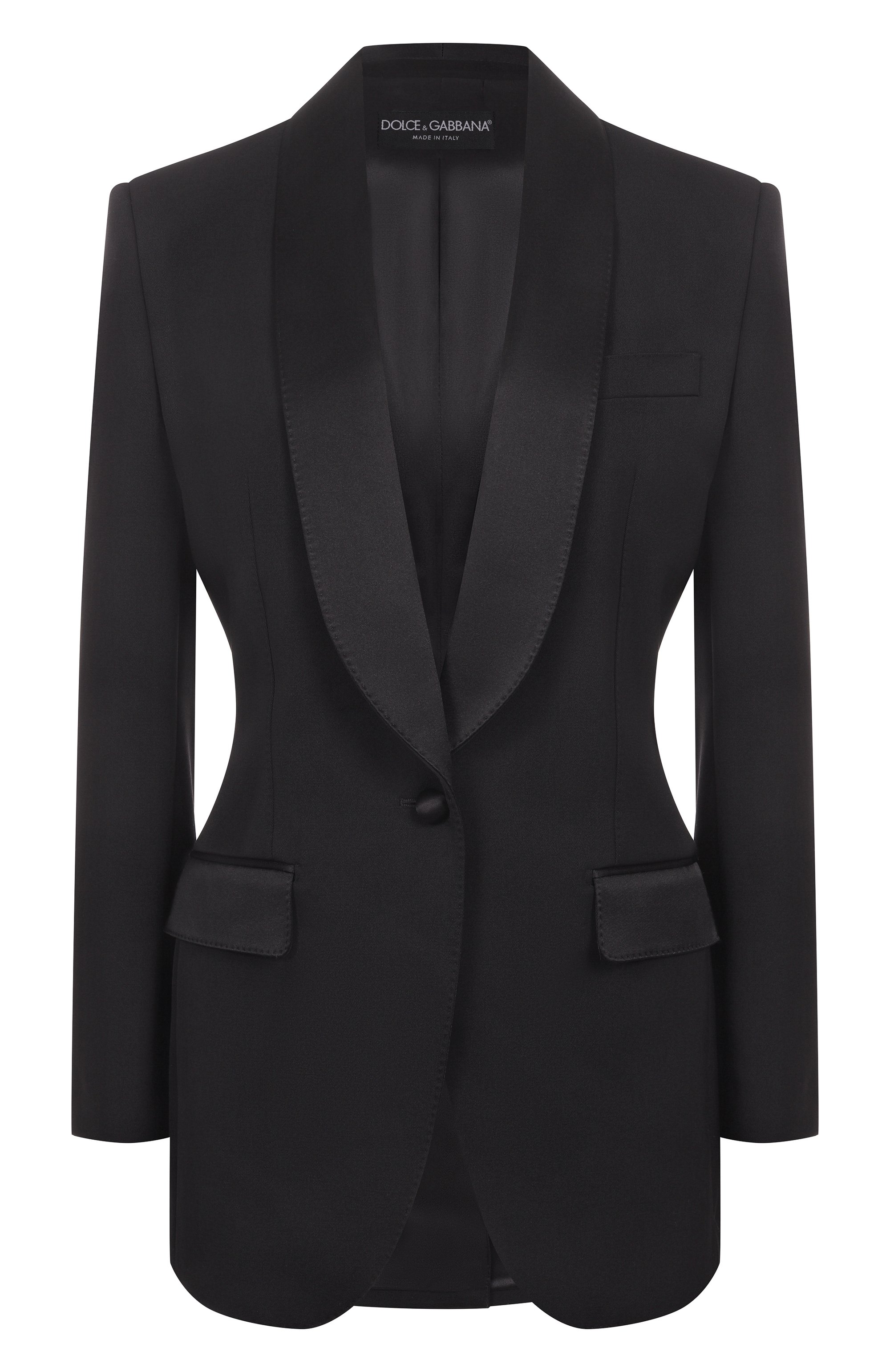 Жакет из шерсти и шелка DOLCE & GABBANA, арт. F2964T/FU21E, фото 1