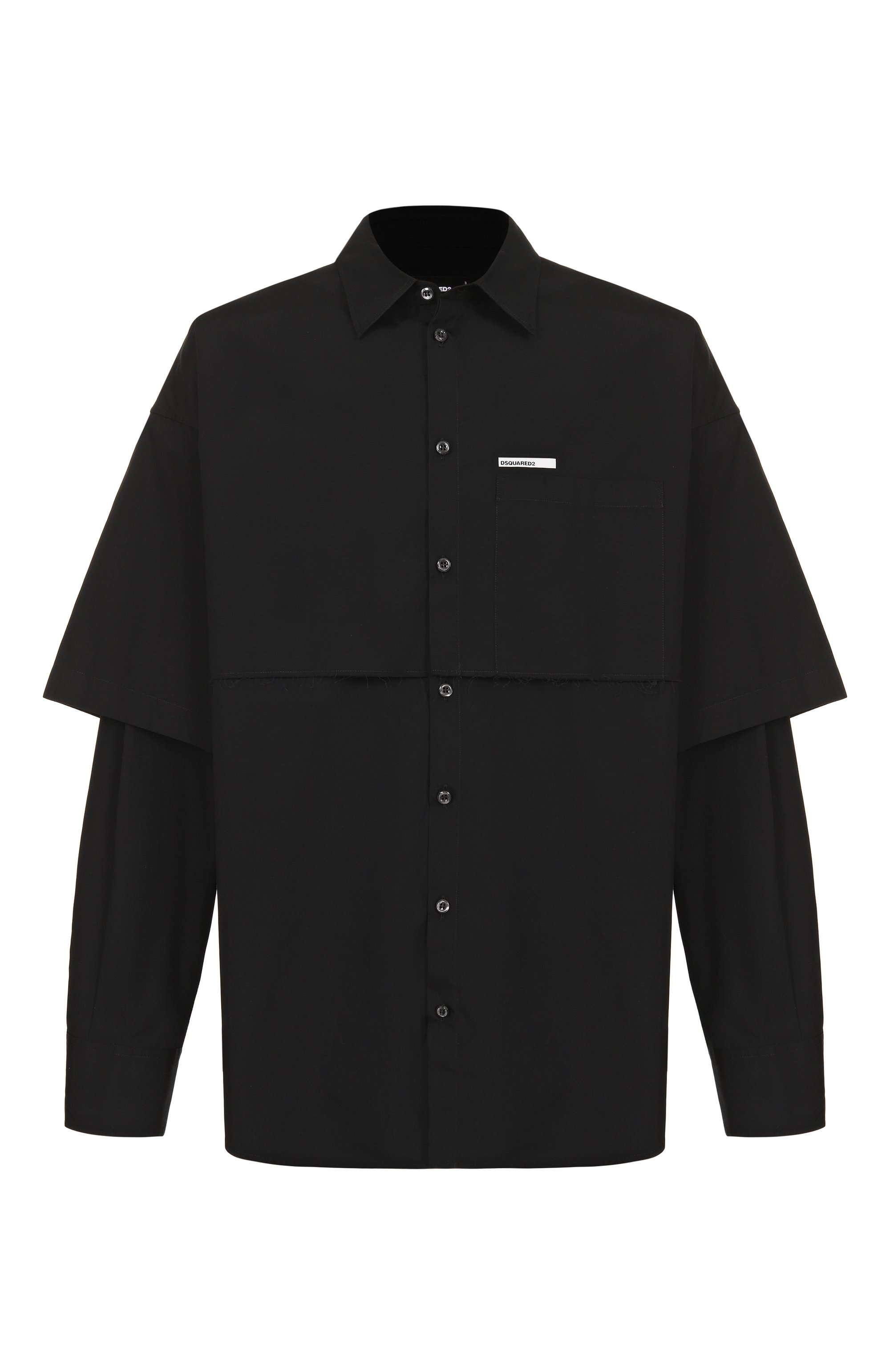 Хлопковая рубашка DSQUARED2, арт. S74DM0947/S36275, фото 1