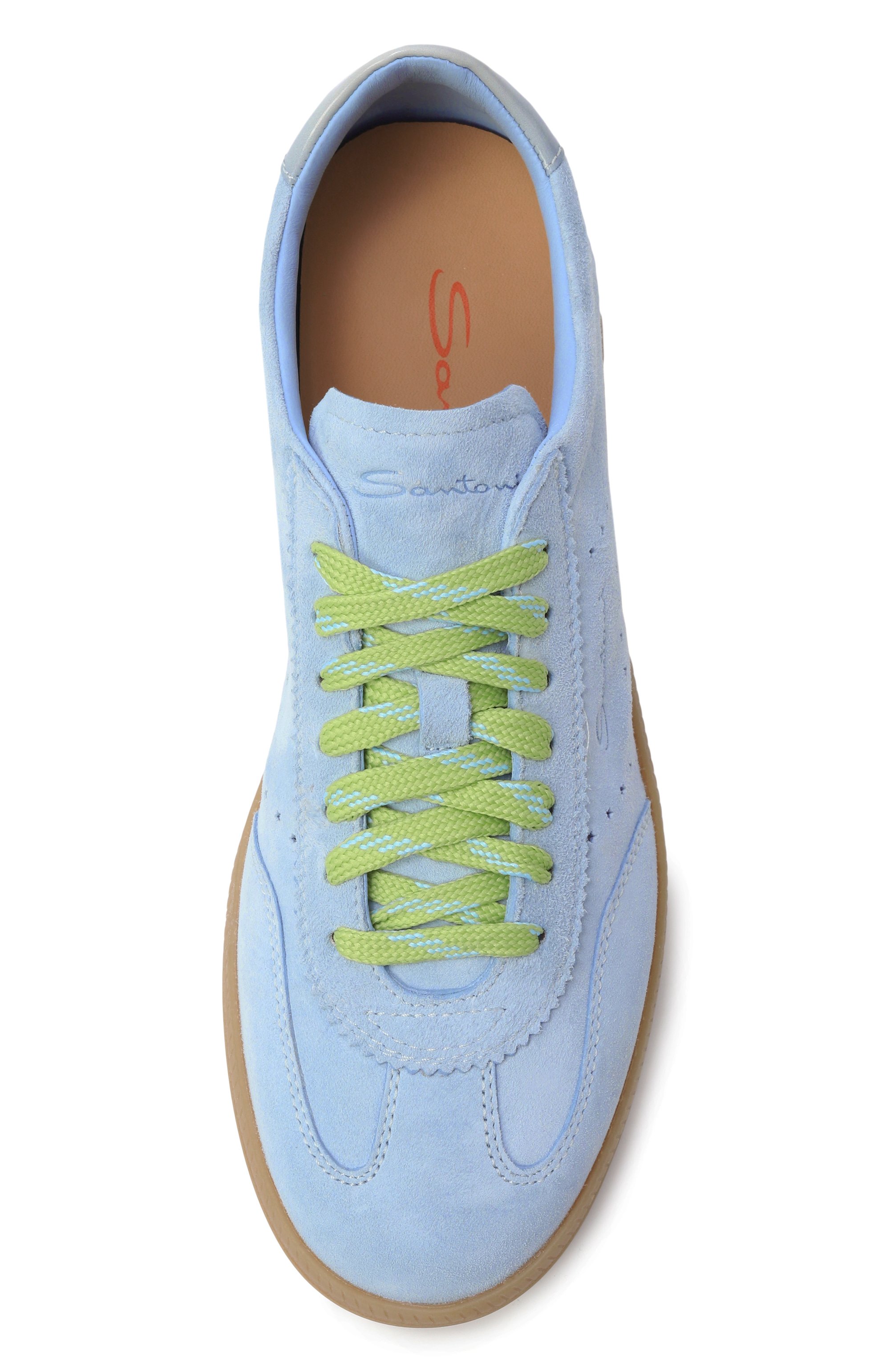 Замшевые кеды dbs oly SANTONI, арт. WBPG61340FARTKCL, фото 6