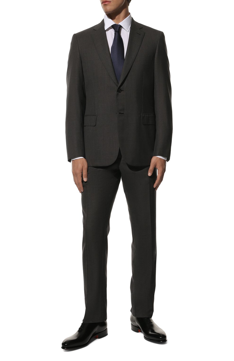 Кожаные оксфорды carter SANTONI, арт. MCCG16229MC1HSC1N01, фото 2