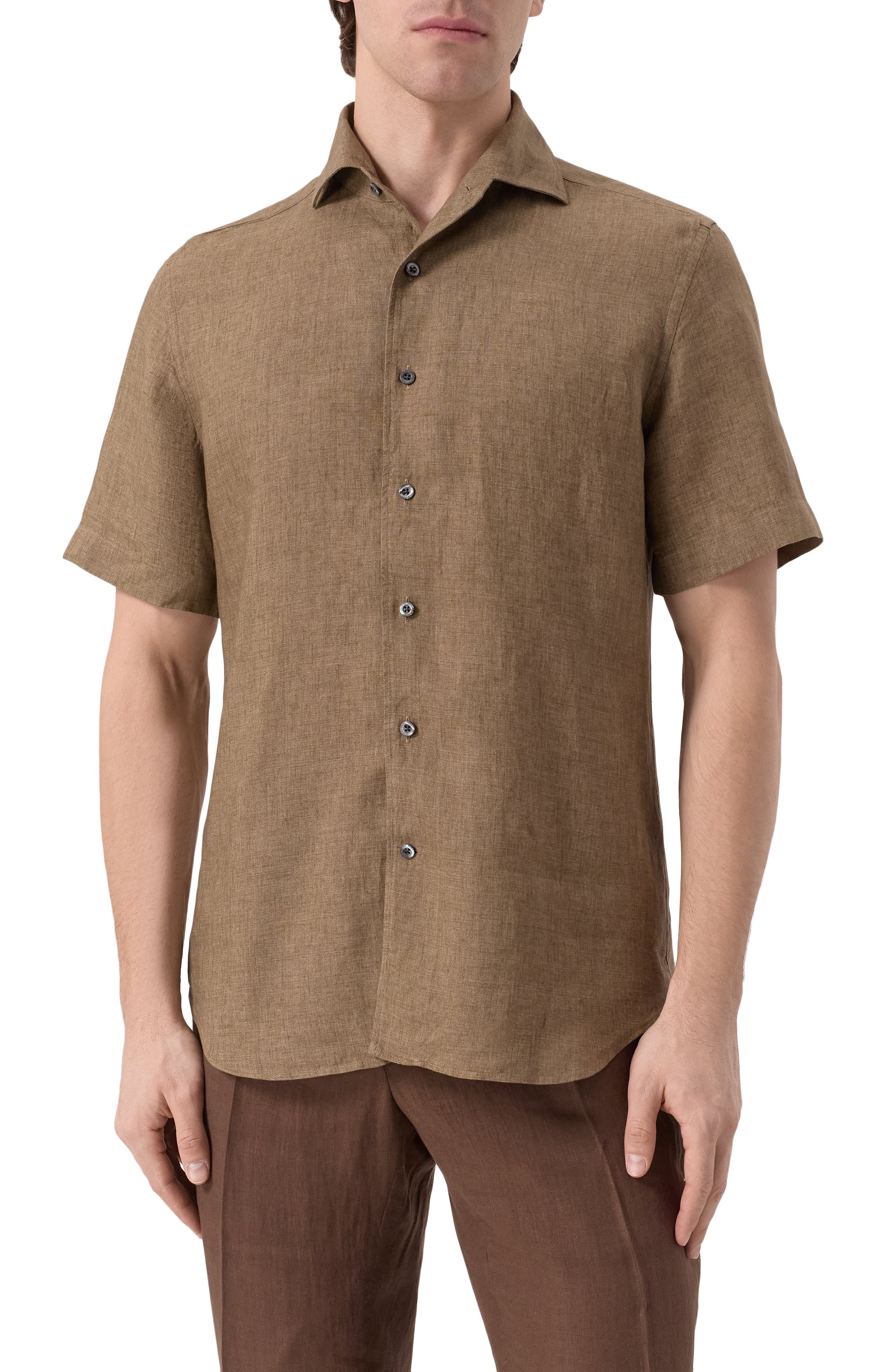 Льняная рубашка CORNELIANI, арт. 25I126-2511334, фото 3