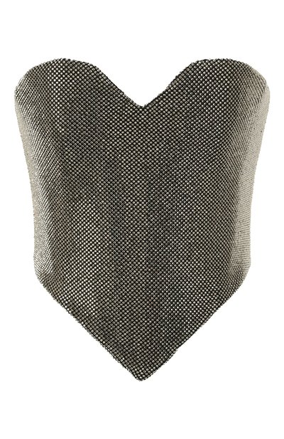 Корсет с отделкой стразами ALINE серебряного цвета по цене 33500 руб., арт. AL081006, фото 1 Корсет с отделкой стразами ALINE, арт. AL081006, фото 1