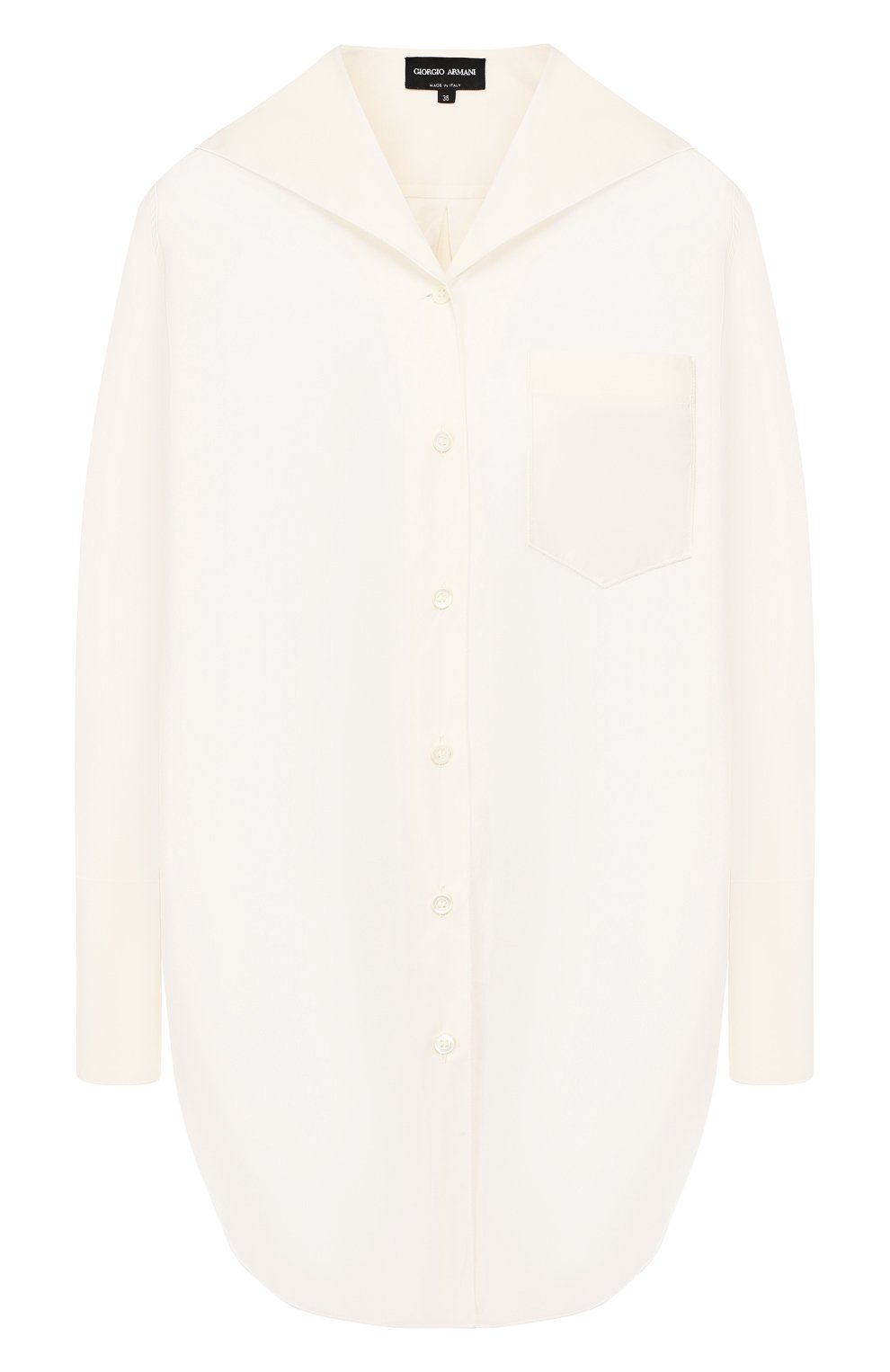 Хлопковая рубашка GIORGIO ARMANI, арт. 9SHCCZ05/TZ192, фото 1