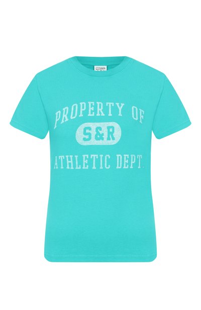 Женская хлопковая футболка SPORTY AND RICH, арт. T0120712268GR02