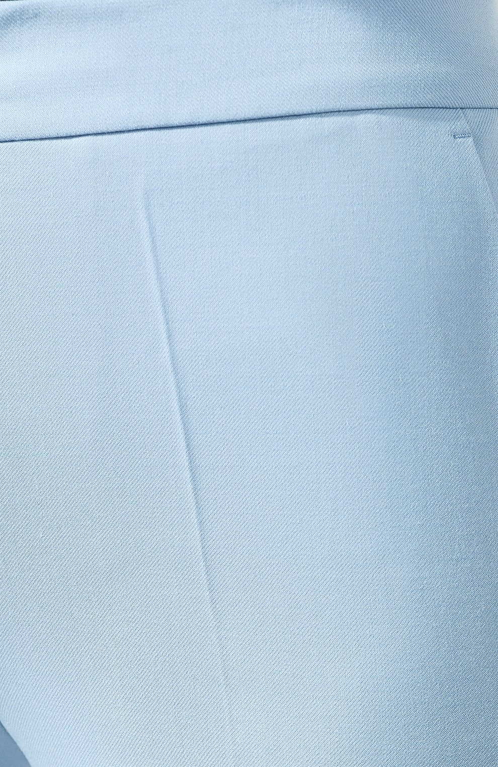Брюки VICTORIA, VICTORIA BECKHAM голубого цвета по цене 29550 руб., арт. 2419WTR000091A, фото 5 Брюки VICTORIA, VICTORIA BECKHAM, арт. 2419WTR000091A, фото 5