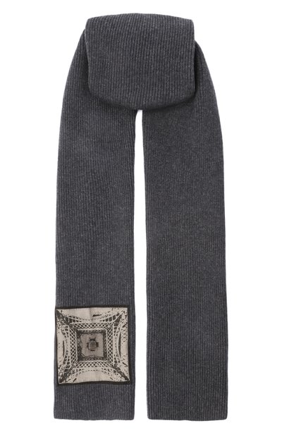 Женский шарф из шерсти и кашемира вертикаль MIDGARD PARIS, арт. SF83WL-OS-BK