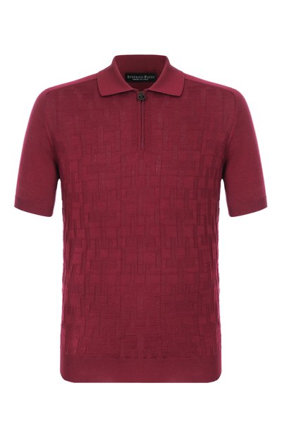 Мужская поло из шелка и хлопка STEFANO RICCI, арт. K818098P31/F25279