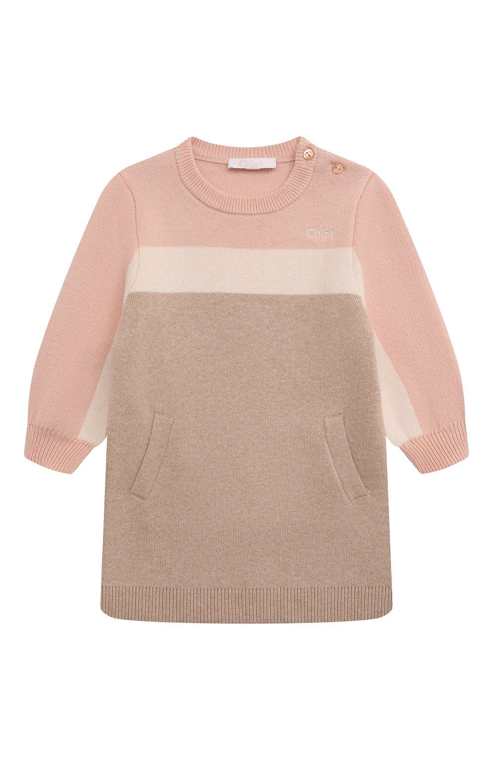 Платье из хлопка и шерсти CHLOÉ, арт. C20312., фото 1