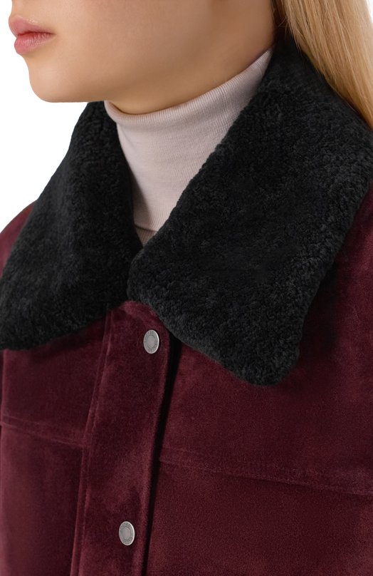 Замшевая куртка Addicted AS1002-1 Бордовый  AS1002-1 Фото 5