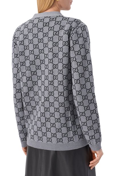 Двусторонний шерстяной кардиган GUCCI, арт. 798157/XKEJP, фото 4