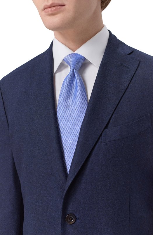 Шелковый галстук Stefano Ricci CCXL/60037 Голубой  CCXL/60037 Фото 2