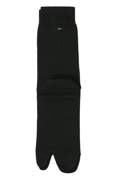 Хлопковые носки MAISON MARGIELA зеленого цвета по цене 14650 руб., арт. S51TL0051/S17868, фото 3 Хлопковые носки MAISON MARGIELA, арт. S51TL0051/S17868, фото 3