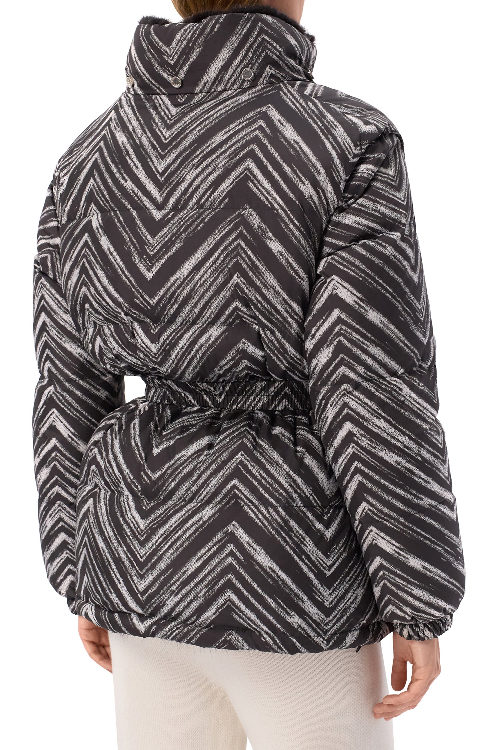Двусторонний пуховик с подкладкой из норки KITON, арт. D58681K0560E01, фото 6